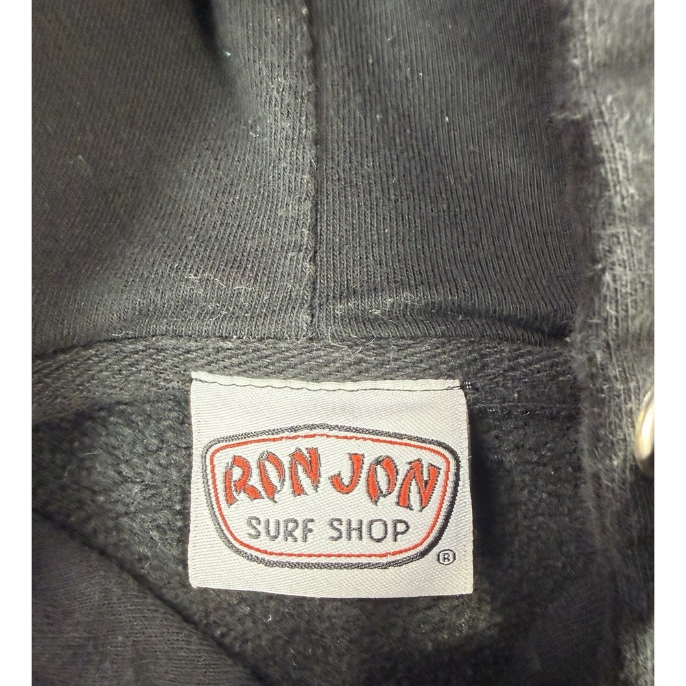 Ron Jon Surf Shop Hoodie Cocoa‎ Beach Black Fireworks Graphic Pullover Size M - Picture 7 of 9